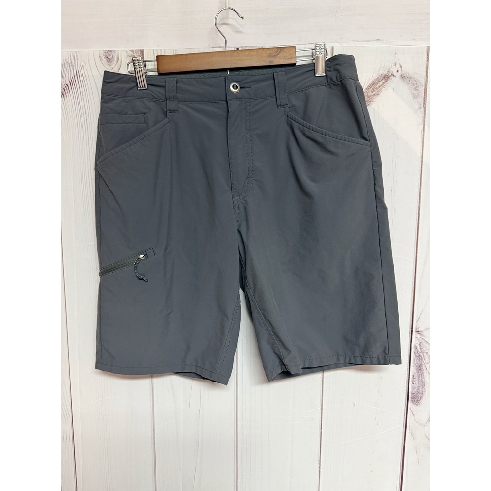 Patagonia Mens Quandary Shorts Size 33 Forge Grey 9" Hiking Stretch EUC
